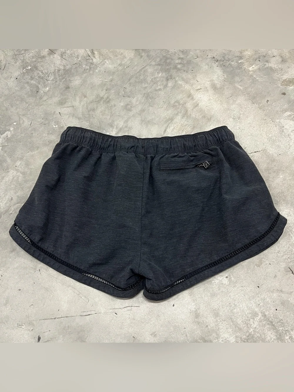 Prana Shorts Womens Medium Gray Performance Blend Elastic Waist Hike Jog Outdoor - Picture 6 of 8